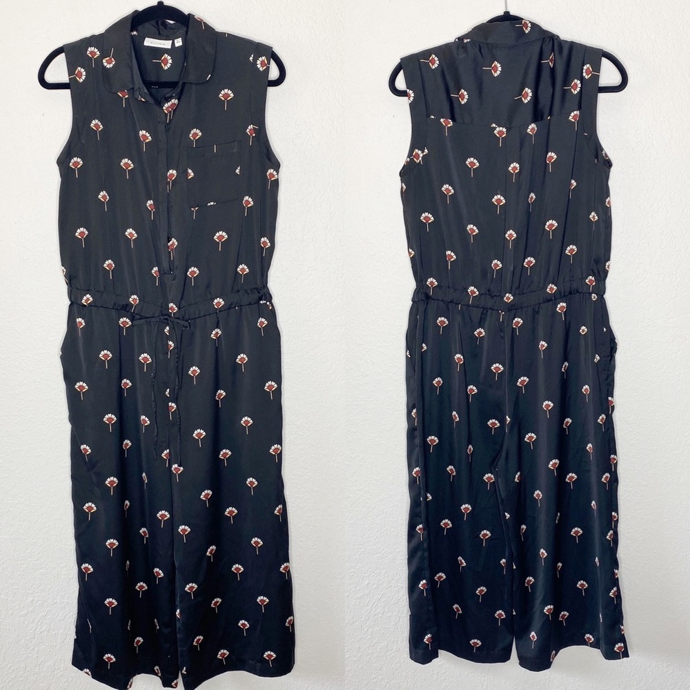 K/Lab wide leg crop jumpsuit